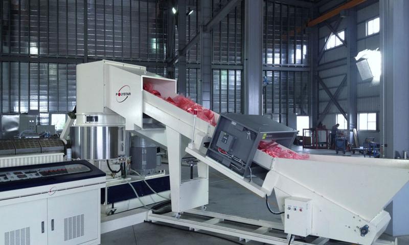 Plastic Recycle Machine Located in Algeria